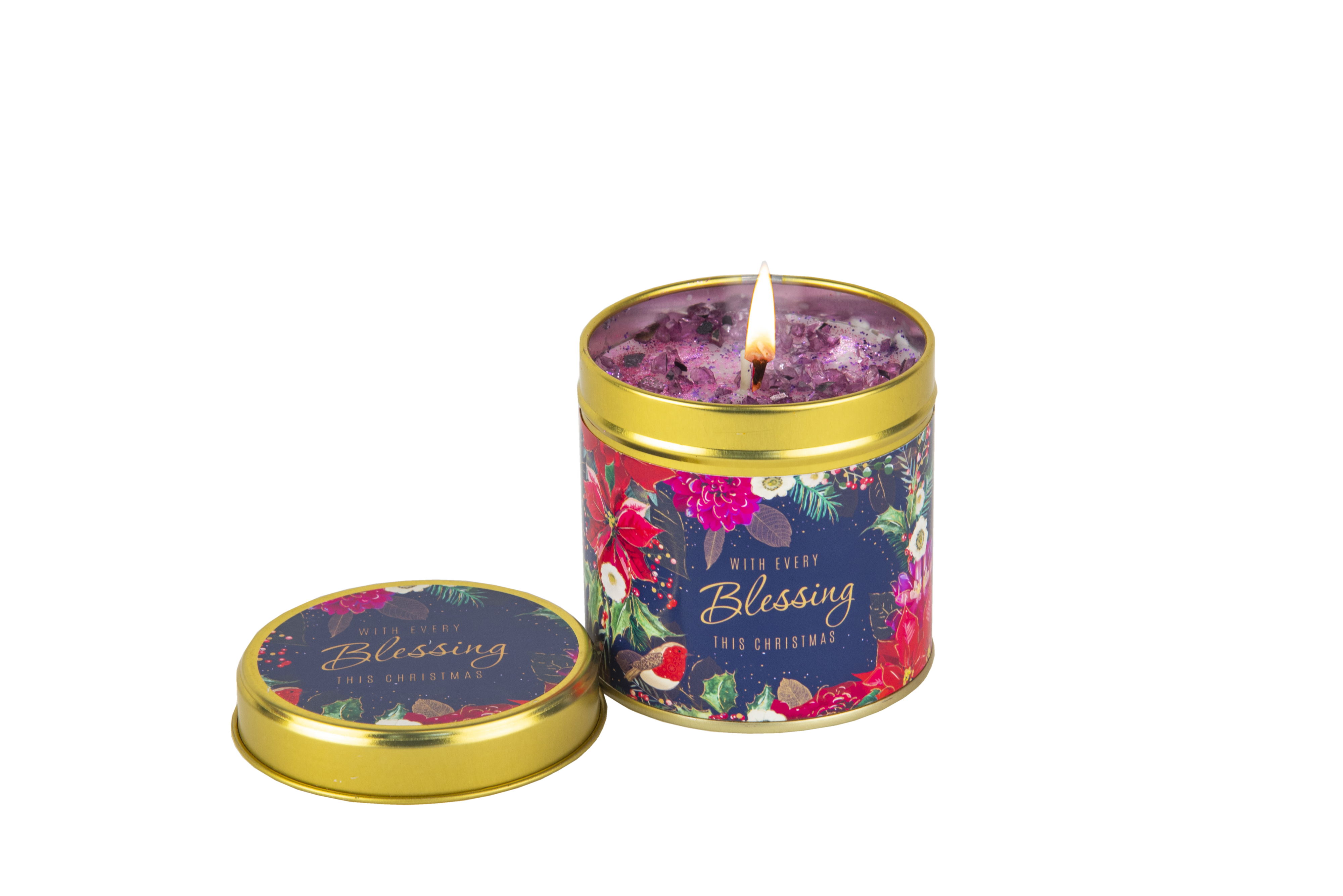 Blessings at Christmas Candle Tin