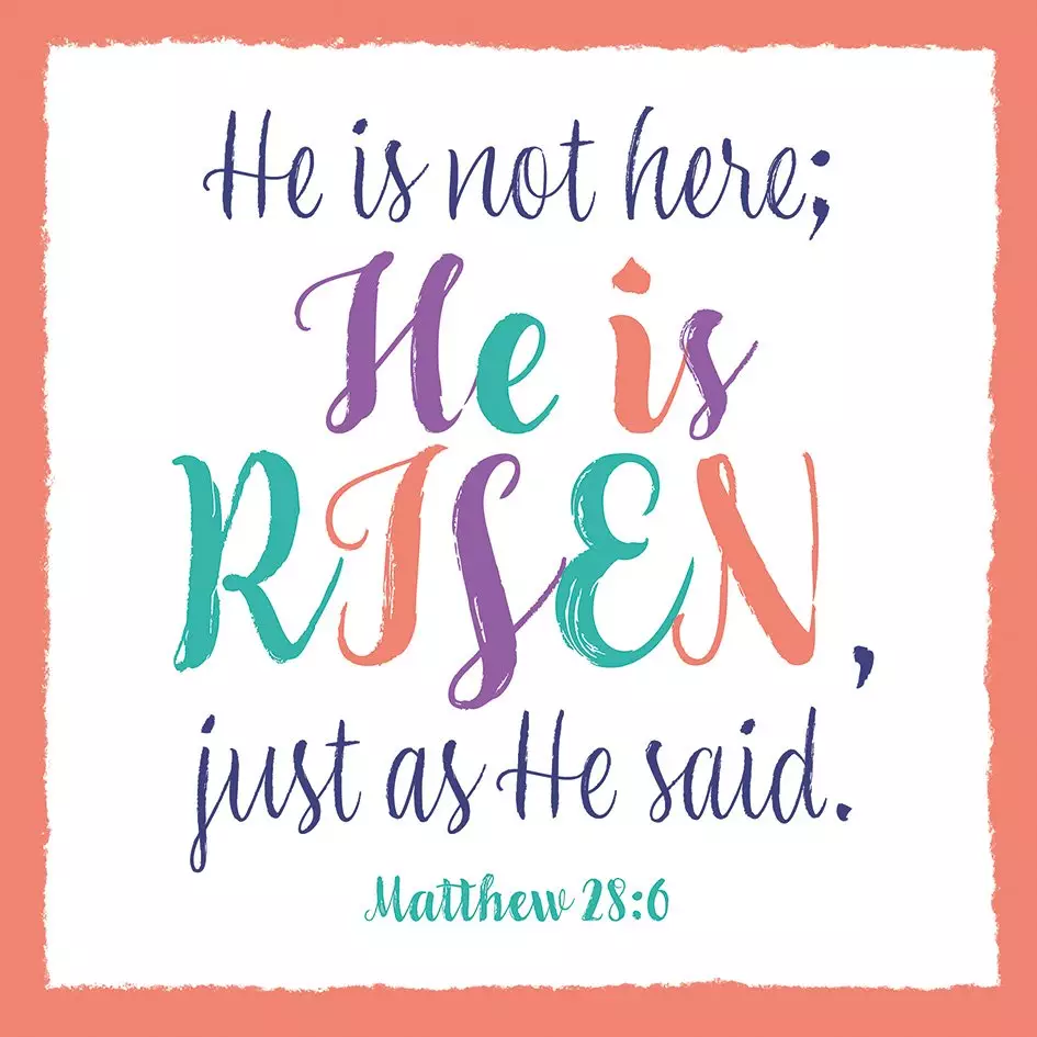 Risen Easter Cards (Pack of 4)