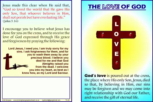 Tracts: Love of God