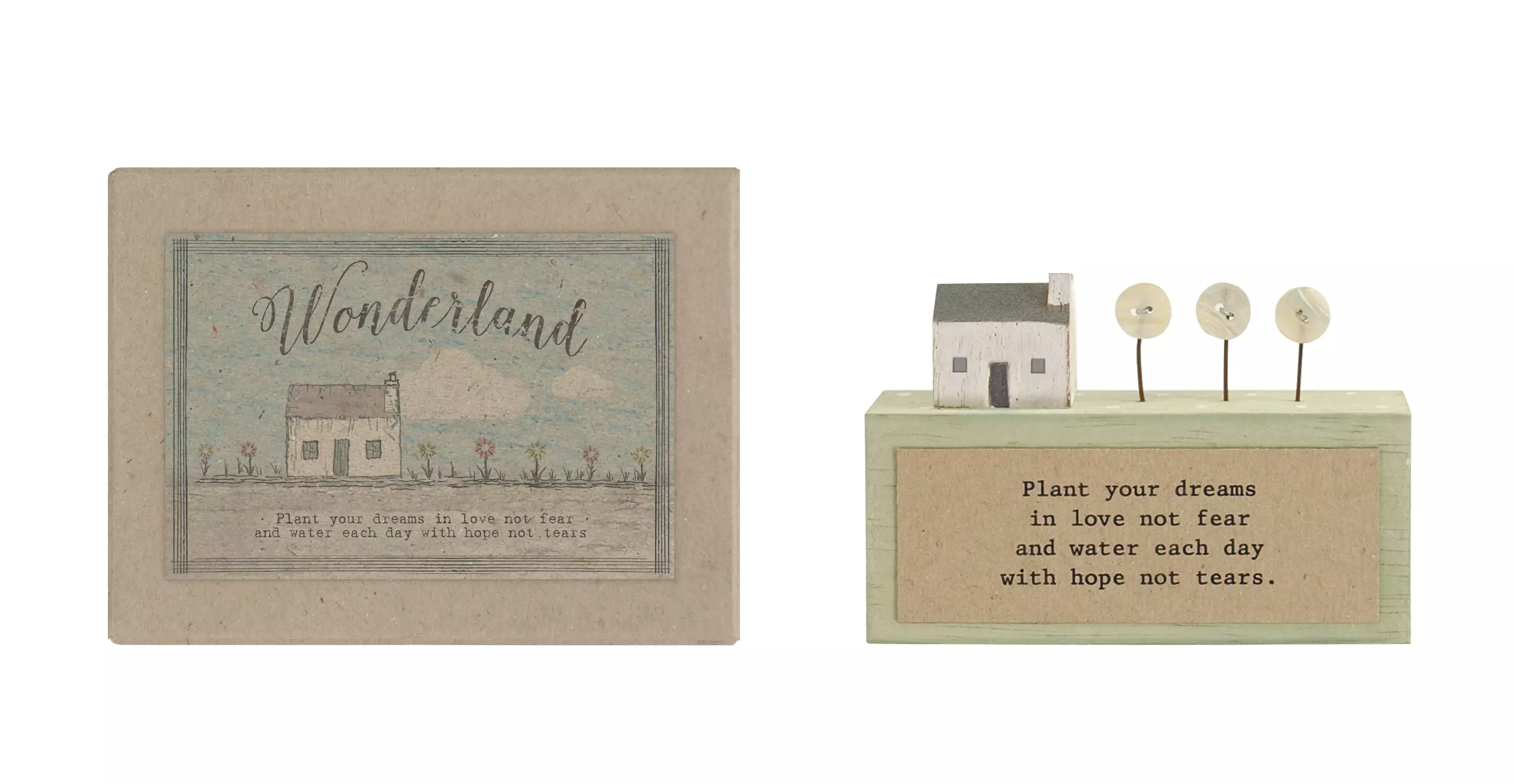 Wonderland plaque Plant dreams