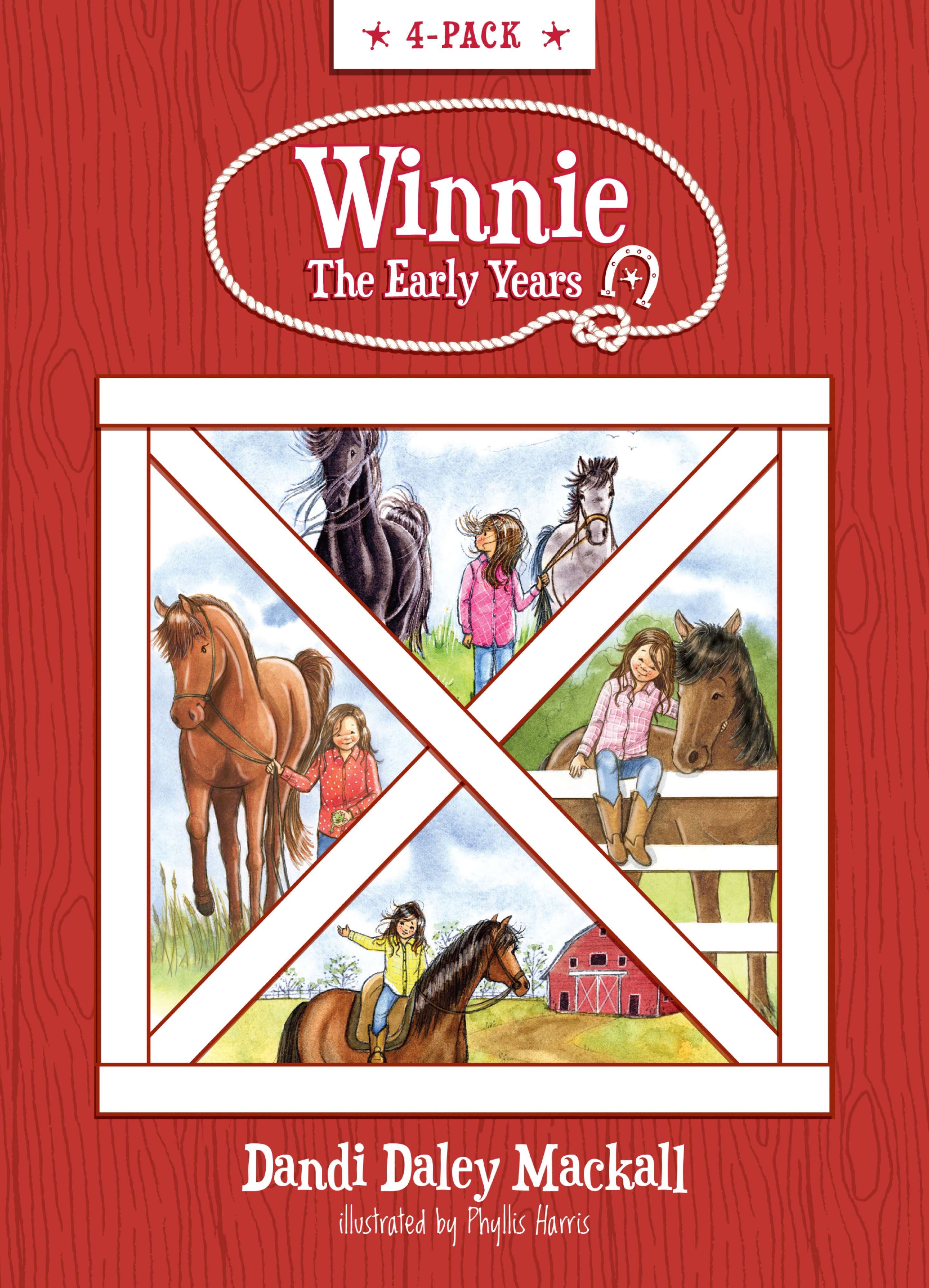 Winnie The Early Years 4-Pack: Horse Gentler in Training / A Horse's Best Friend / Lucky for Winnie / Homesick Horse