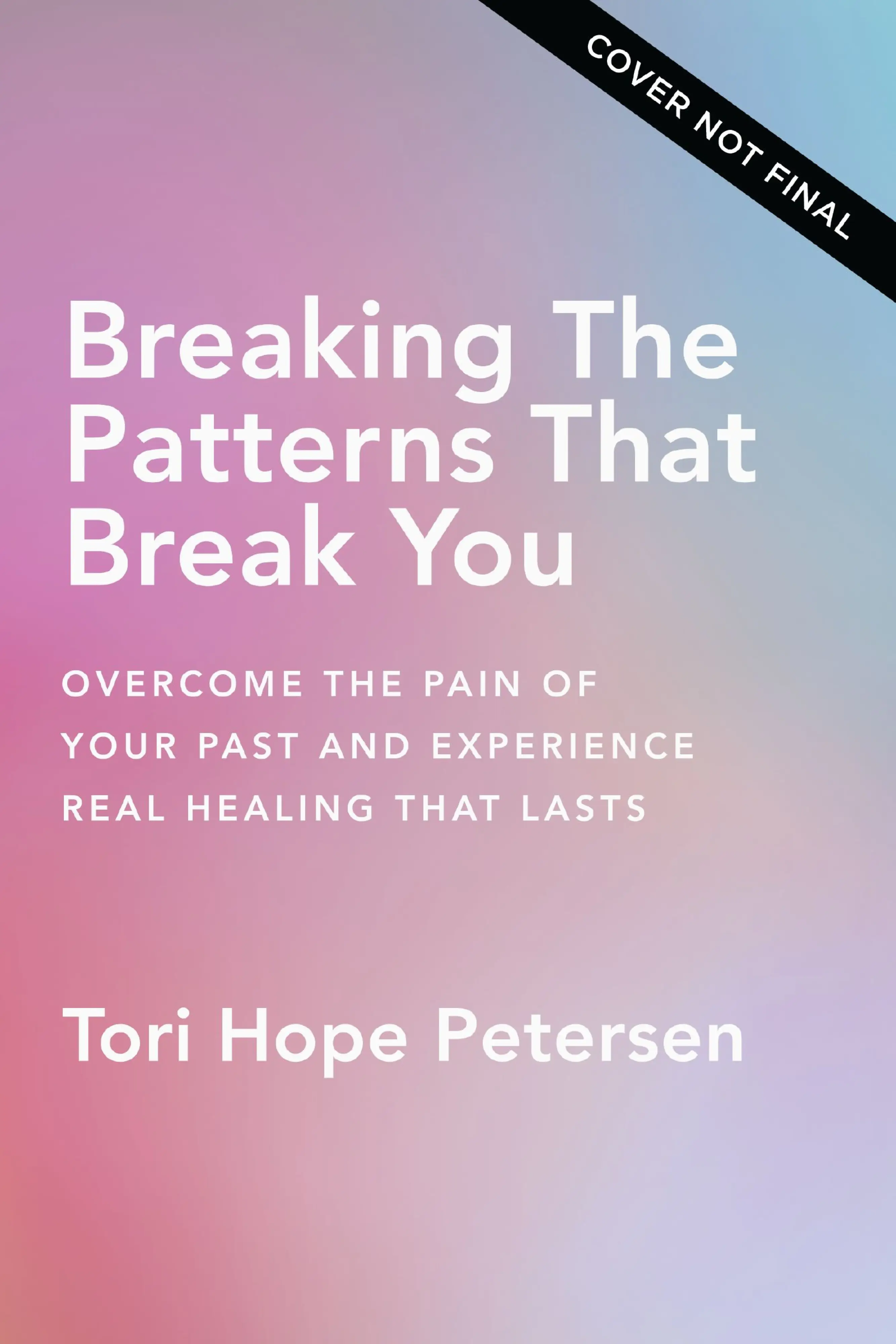 Breaking Patterns.pdf Breaking the Patterns That Break You: Free Delivery at Eden.co.uk