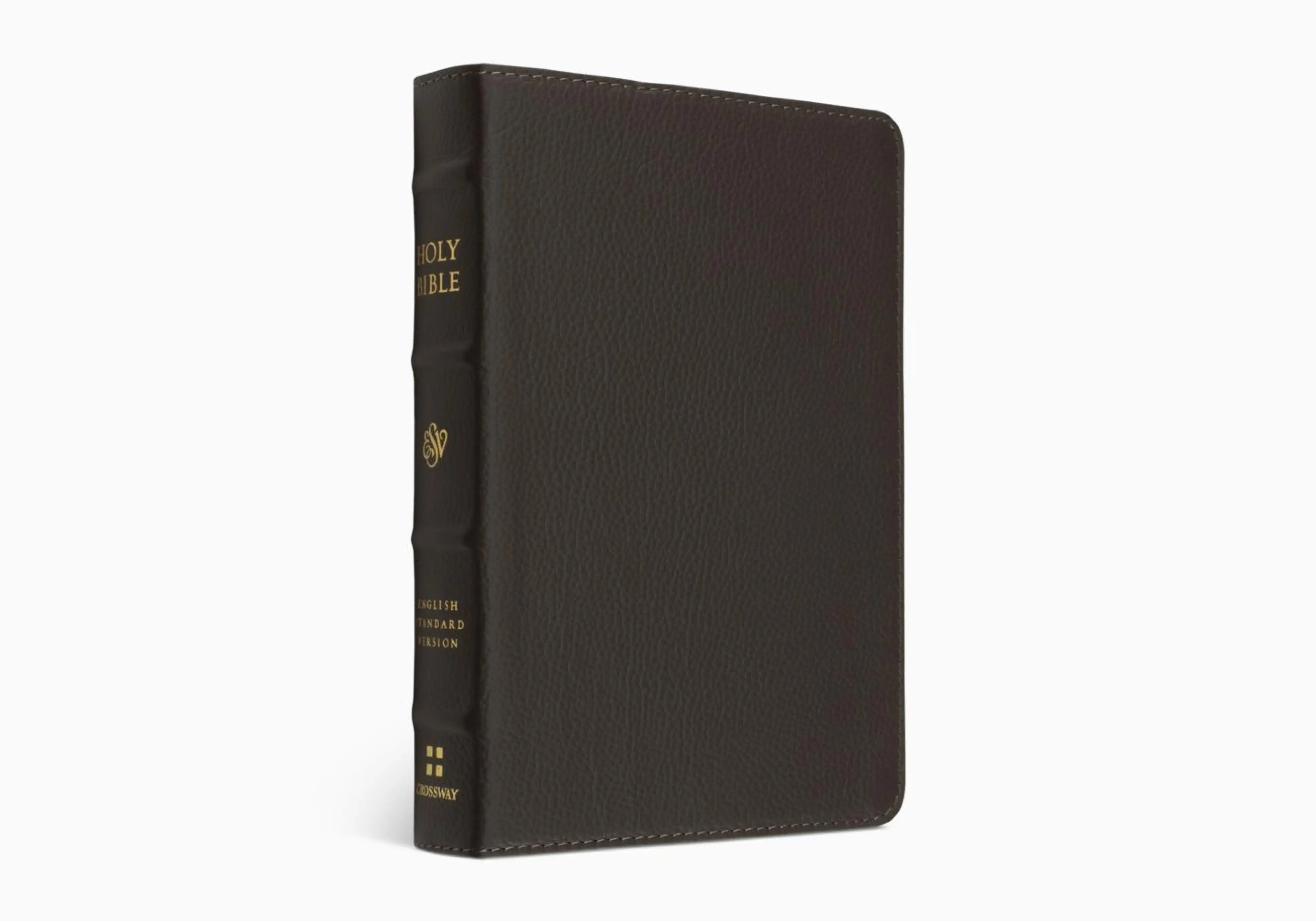 ESV Large Print Compact Bible, Red Letter (Buffalo Leather, Deep