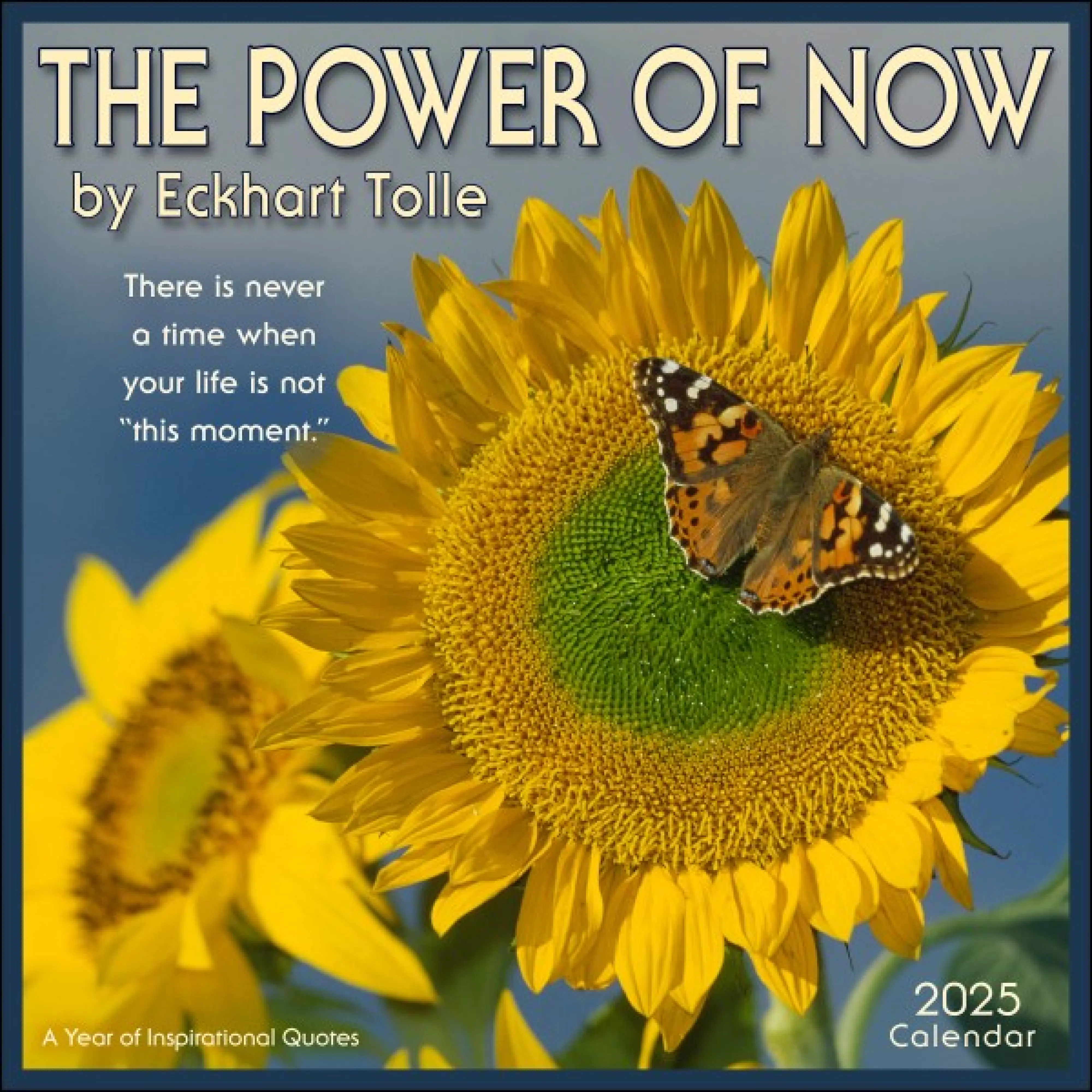 The Power of Now 2025 Wall Calendar: A Year of Inspirational Quotes