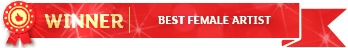 Winner of Best Female Artist