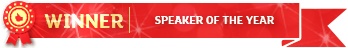 Winner of Speaker of the Year